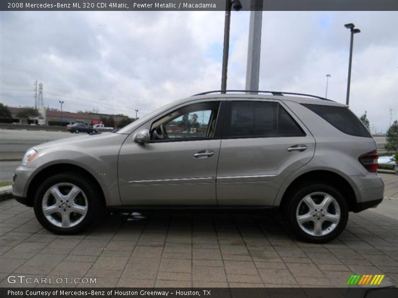Pewter Metallic / Macadamia 2008 Mercedes-Benz ML 320 CDI 4Matic