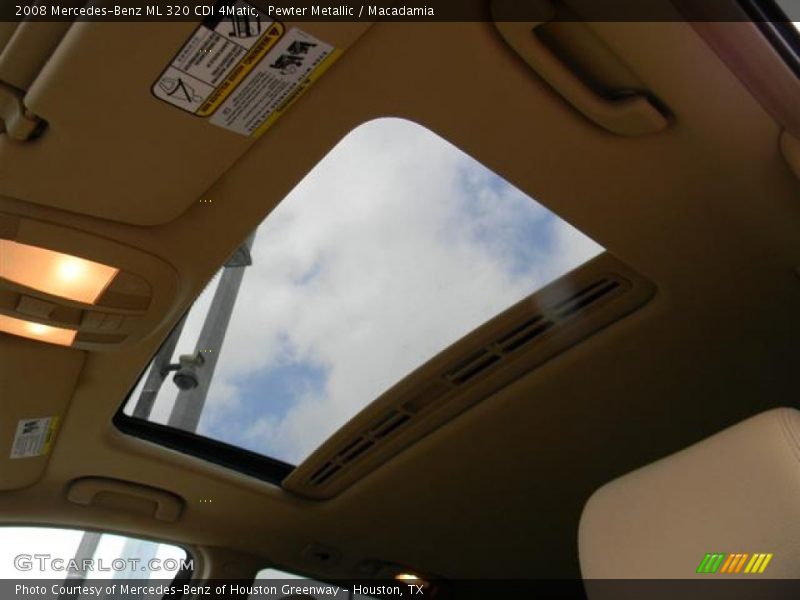 Pewter Metallic / Macadamia 2008 Mercedes-Benz ML 320 CDI 4Matic