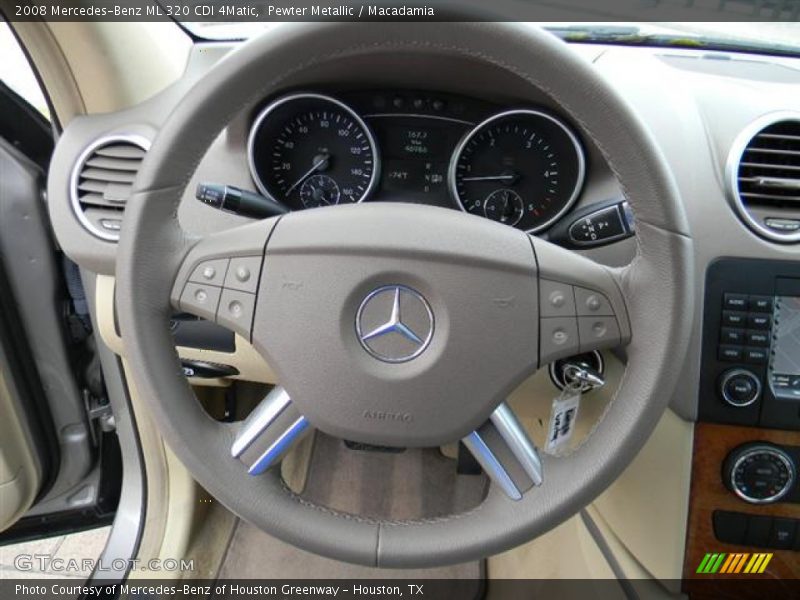 Pewter Metallic / Macadamia 2008 Mercedes-Benz ML 320 CDI 4Matic