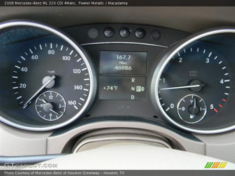 Pewter Metallic / Macadamia 2008 Mercedes-Benz ML 320 CDI 4Matic