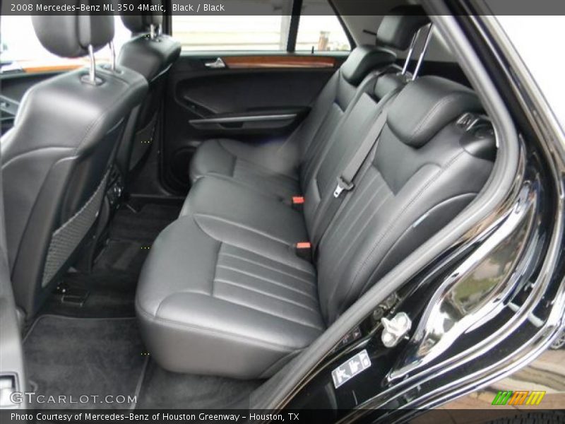 Black / Black 2008 Mercedes-Benz ML 350 4Matic