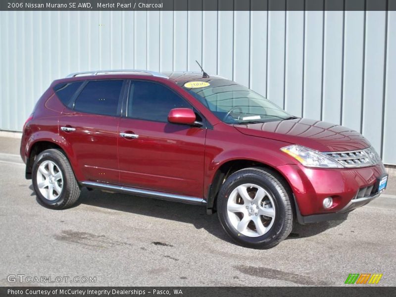Merlot Pearl / Charcoal 2006 Nissan Murano SE AWD