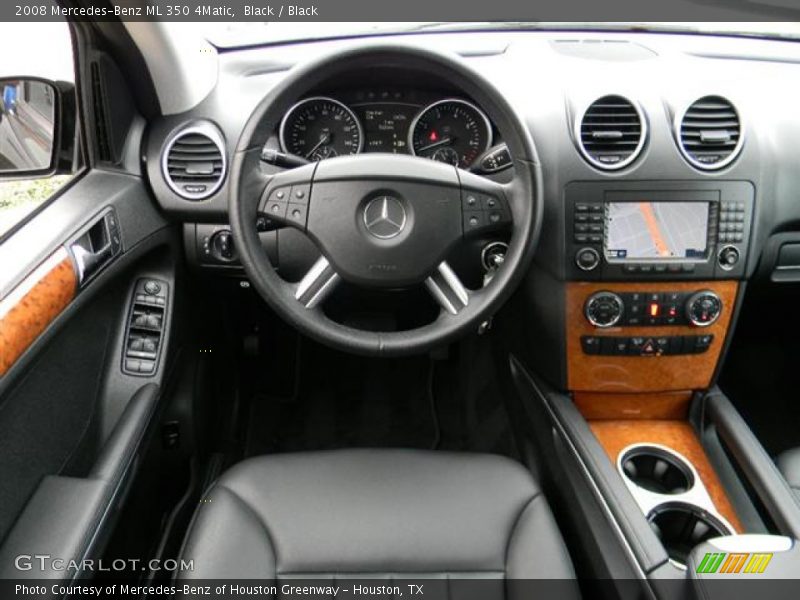 Black / Black 2008 Mercedes-Benz ML 350 4Matic