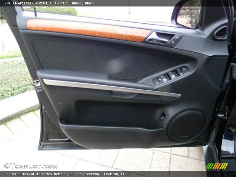 Black / Black 2008 Mercedes-Benz ML 350 4Matic