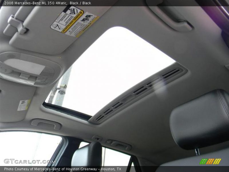 Black / Black 2008 Mercedes-Benz ML 350 4Matic