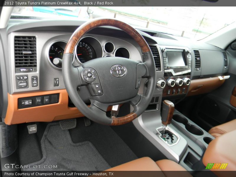  2012 Tundra Platinum CrewMax 4x4 Red Rock Interior