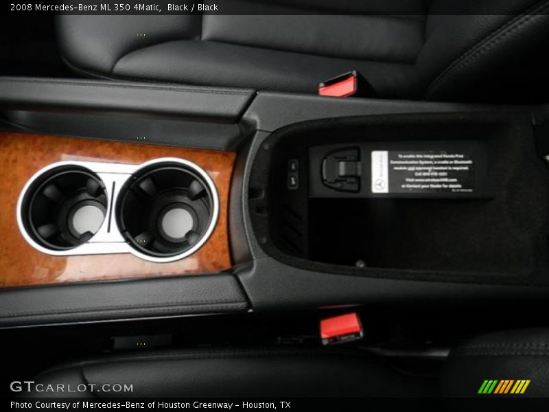 Black / Black 2008 Mercedes-Benz ML 350 4Matic