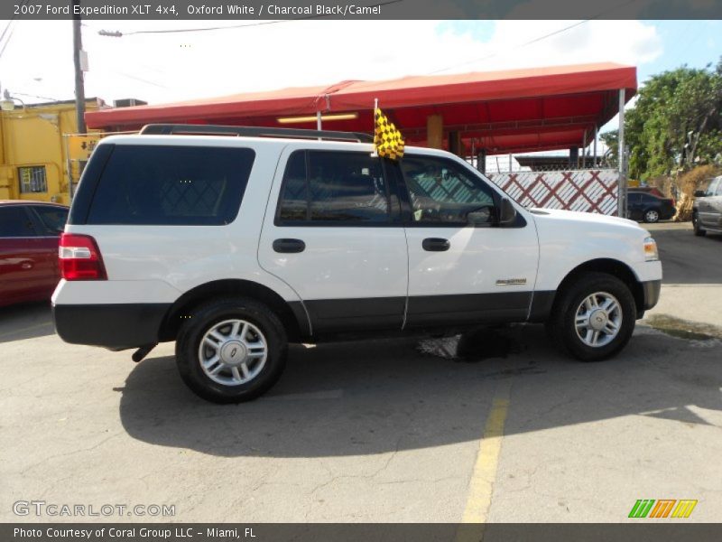 Oxford White / Charcoal Black/Camel 2007 Ford Expedition XLT 4x4