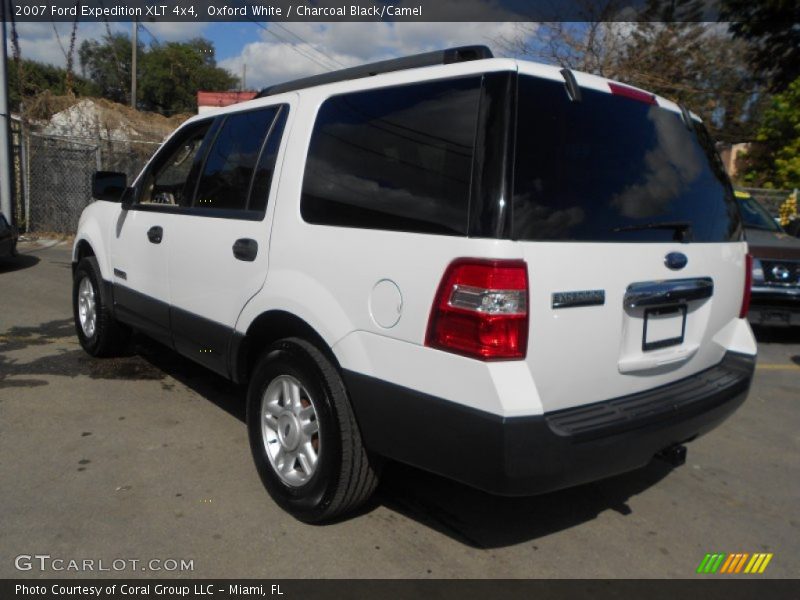 Oxford White / Charcoal Black/Camel 2007 Ford Expedition XLT 4x4