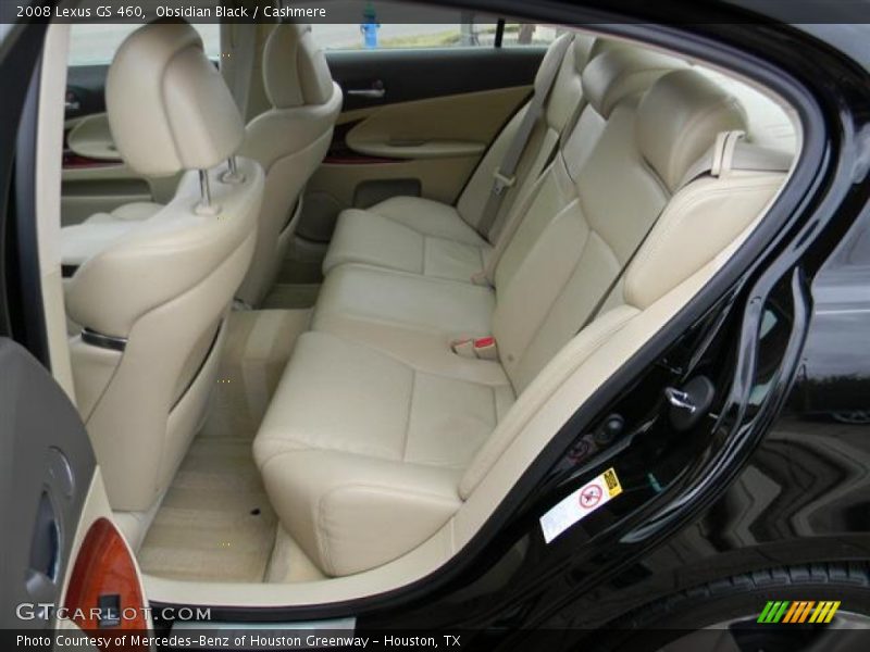 Rear Seat of 2008 GS 460