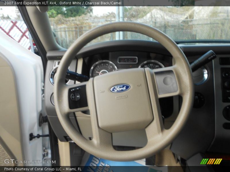 Oxford White / Charcoal Black/Camel 2007 Ford Expedition XLT 4x4