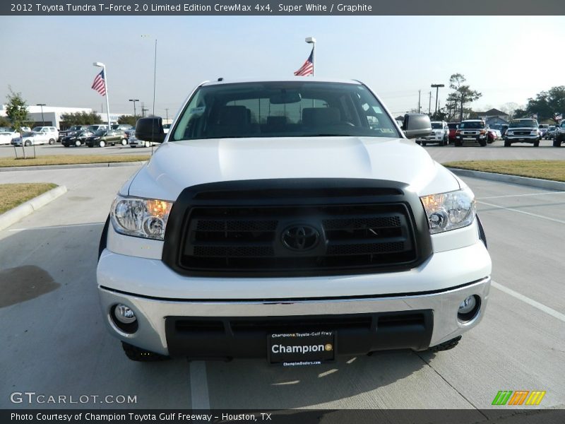 Super White / Graphite 2012 Toyota Tundra T-Force 2.0 Limited Edition CrewMax 4x4