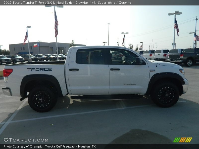 Super White / Graphite 2012 Toyota Tundra T-Force 2.0 Limited Edition CrewMax 4x4