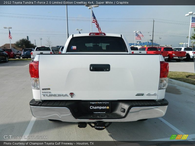 Super White / Graphite 2012 Toyota Tundra T-Force 2.0 Limited Edition CrewMax 4x4