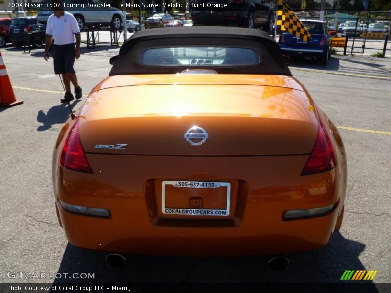 Le Mans Sunset Metallic / Burnt Orange 2004 Nissan 350Z Touring Roadster