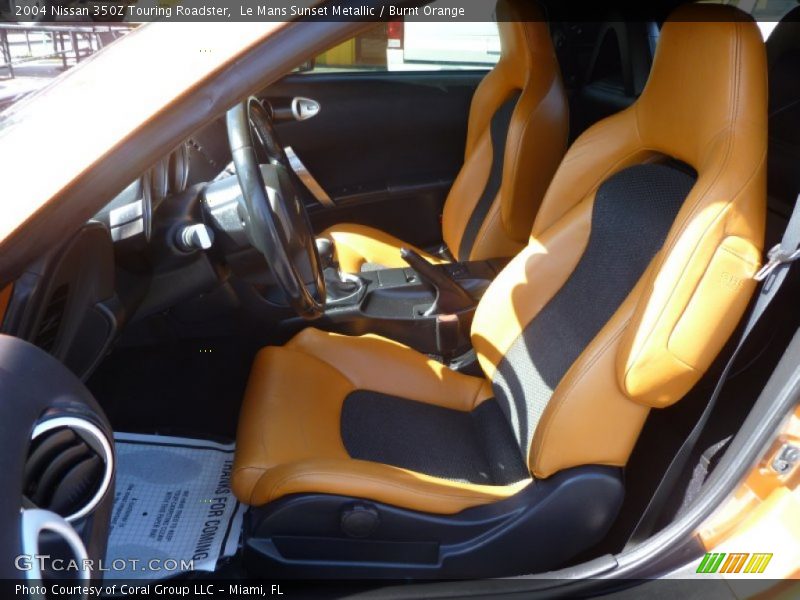  2004 350Z Touring Roadster Burnt Orange Interior