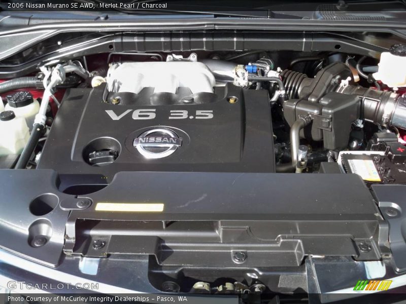 Merlot Pearl / Charcoal 2006 Nissan Murano SE AWD