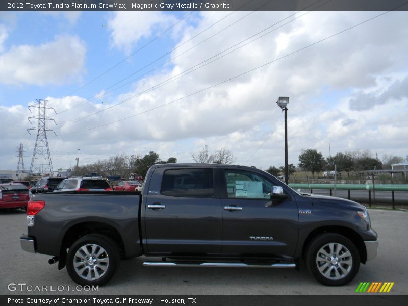 Magnetic Gray Metallic / Graphite 2012 Toyota Tundra Platinum CrewMax