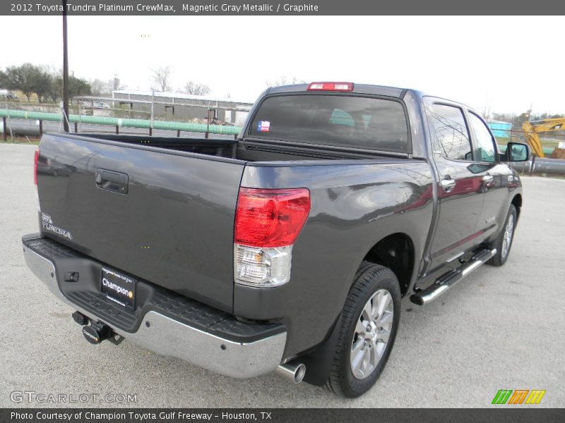 Magnetic Gray Metallic / Graphite 2012 Toyota Tundra Platinum CrewMax