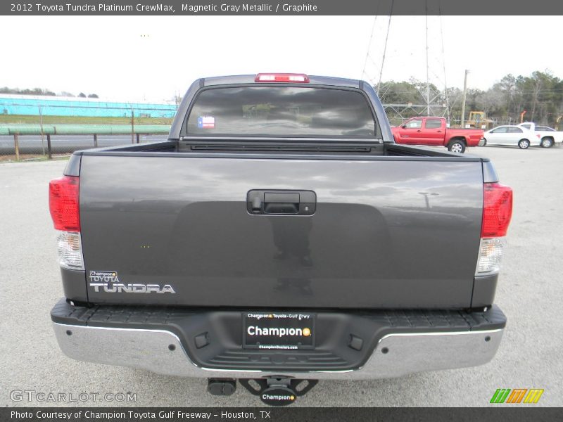 Magnetic Gray Metallic / Graphite 2012 Toyota Tundra Platinum CrewMax