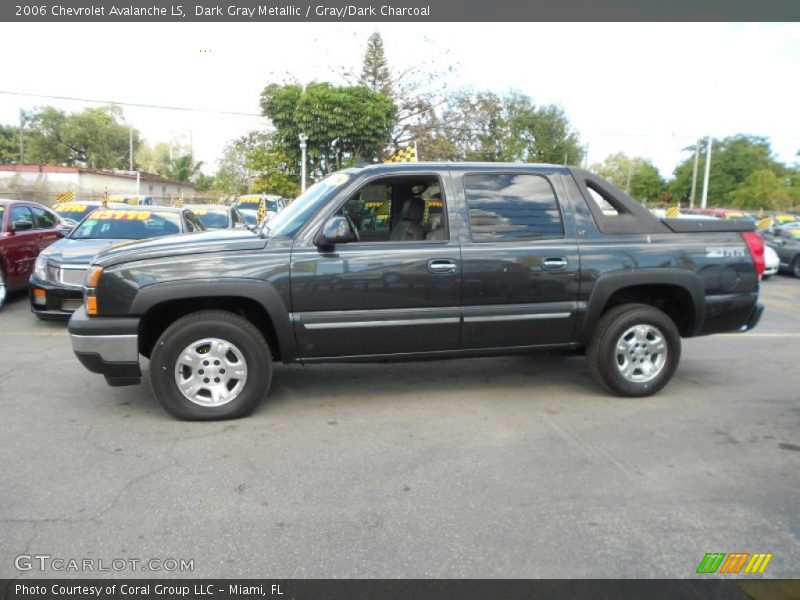 Dark Gray Metallic / Gray/Dark Charcoal 2006 Chevrolet Avalanche LS