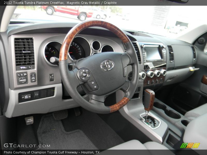  2012 Tundra Platinum CrewMax Graphite Interior