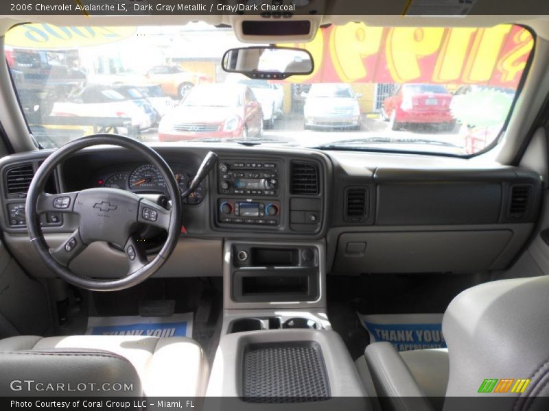 Dark Gray Metallic / Gray/Dark Charcoal 2006 Chevrolet Avalanche LS