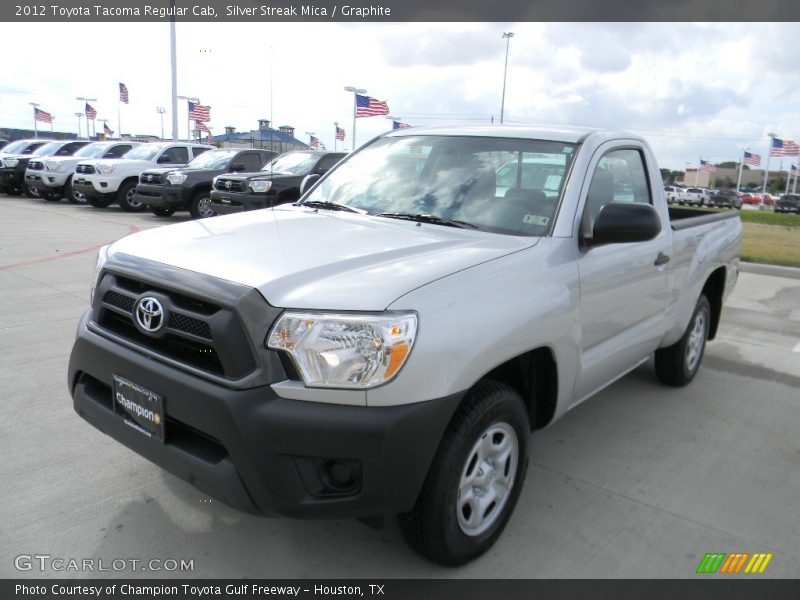 Silver Streak Mica / Graphite 2012 Toyota Tacoma Regular Cab