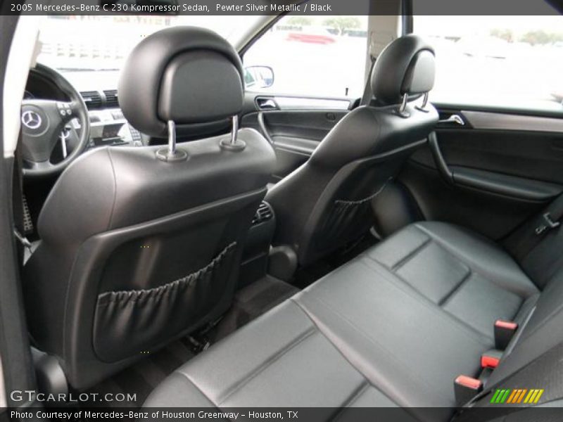 Pewter Silver Metallic / Black 2005 Mercedes-Benz C 230 Kompressor Sedan