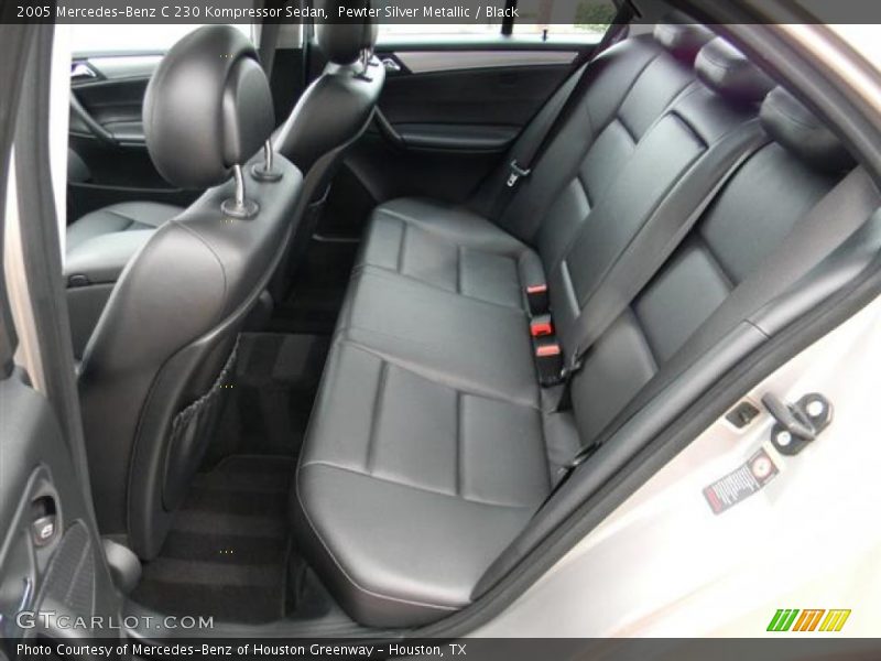 Pewter Silver Metallic / Black 2005 Mercedes-Benz C 230 Kompressor Sedan
