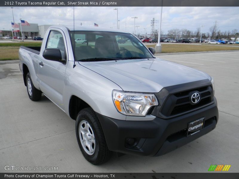 Silver Streak Mica / Graphite 2012 Toyota Tacoma Regular Cab