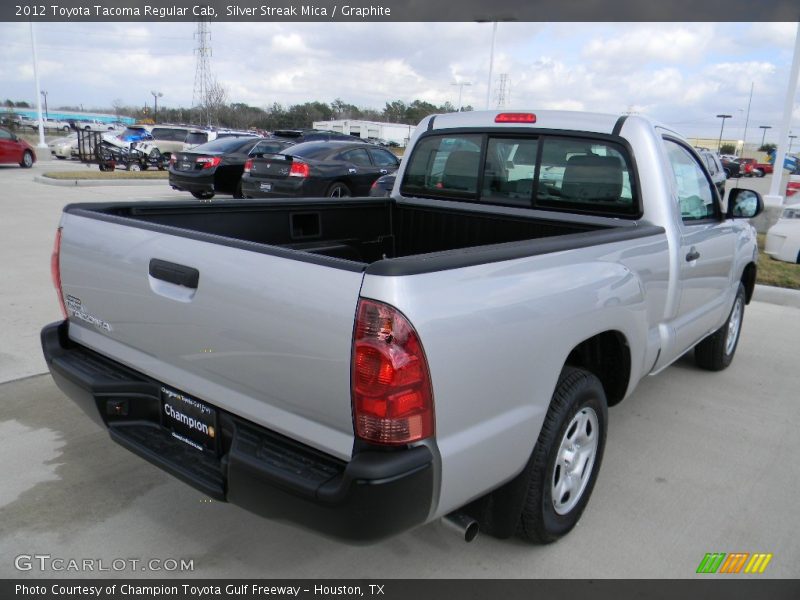 Silver Streak Mica / Graphite 2012 Toyota Tacoma Regular Cab