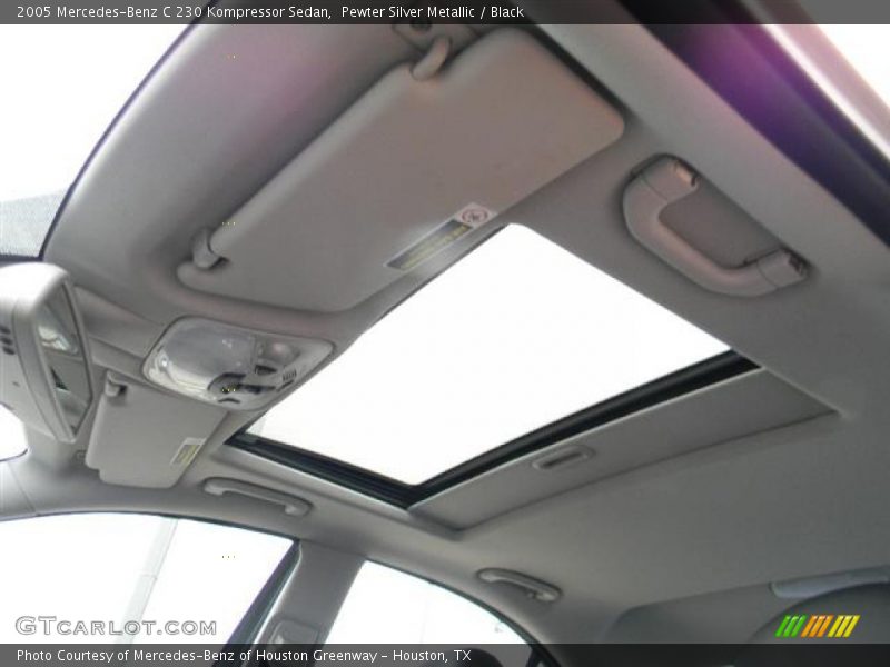 Pewter Silver Metallic / Black 2005 Mercedes-Benz C 230 Kompressor Sedan