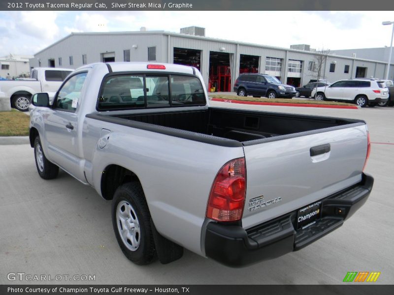 Silver Streak Mica / Graphite 2012 Toyota Tacoma Regular Cab