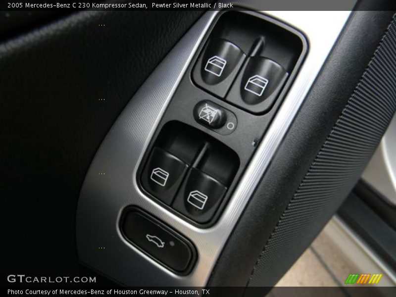 Pewter Silver Metallic / Black 2005 Mercedes-Benz C 230 Kompressor Sedan