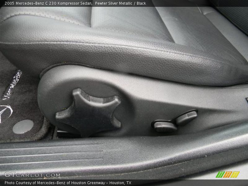 Pewter Silver Metallic / Black 2005 Mercedes-Benz C 230 Kompressor Sedan