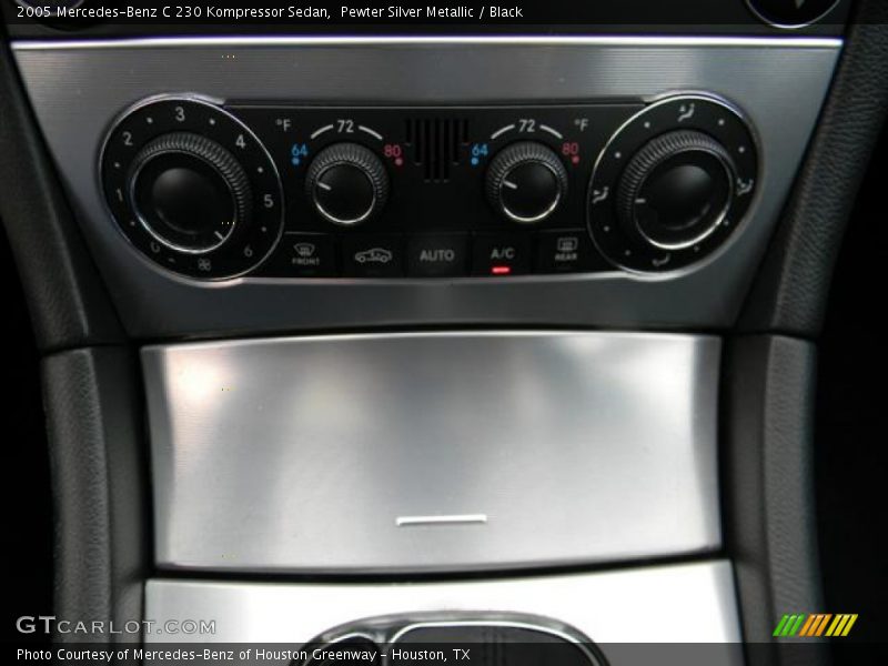 Pewter Silver Metallic / Black 2005 Mercedes-Benz C 230 Kompressor Sedan