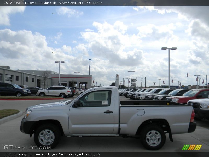 Silver Streak Mica / Graphite 2012 Toyota Tacoma Regular Cab