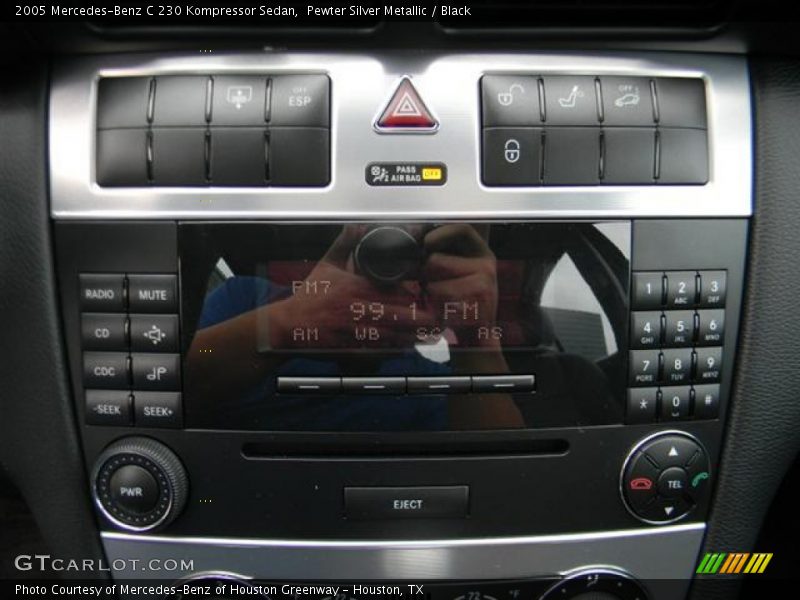 Pewter Silver Metallic / Black 2005 Mercedes-Benz C 230 Kompressor Sedan