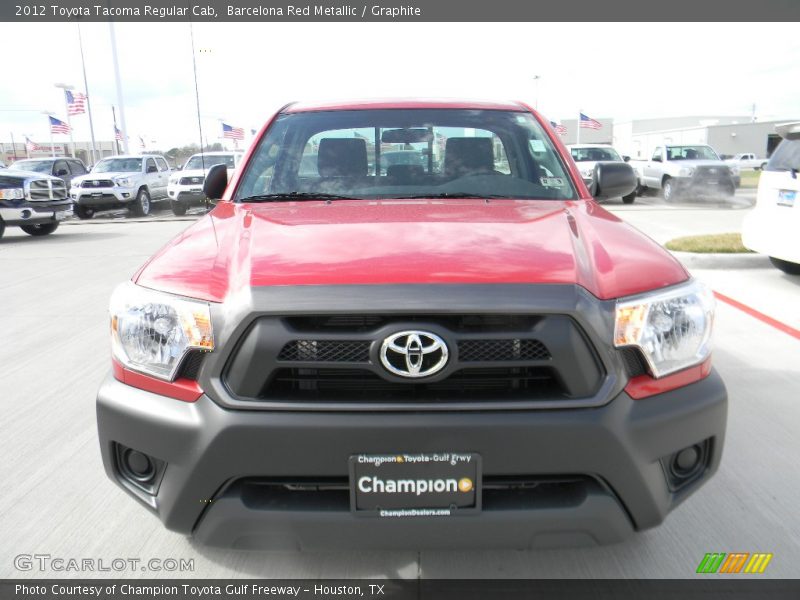Barcelona Red Metallic / Graphite 2012 Toyota Tacoma Regular Cab