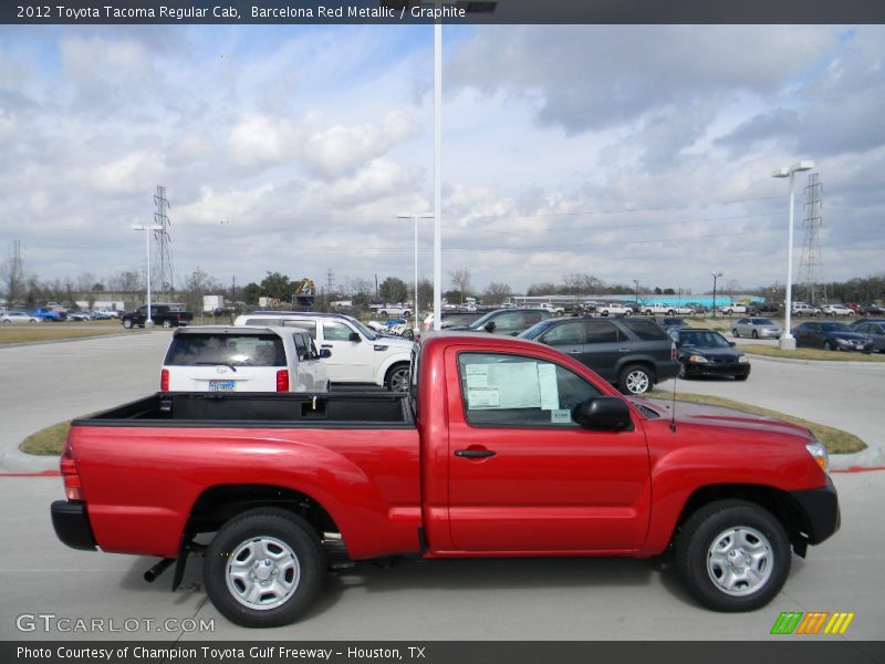  2012 Tacoma Regular Cab Barcelona Red Metallic