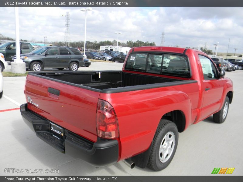 Barcelona Red Metallic / Graphite 2012 Toyota Tacoma Regular Cab