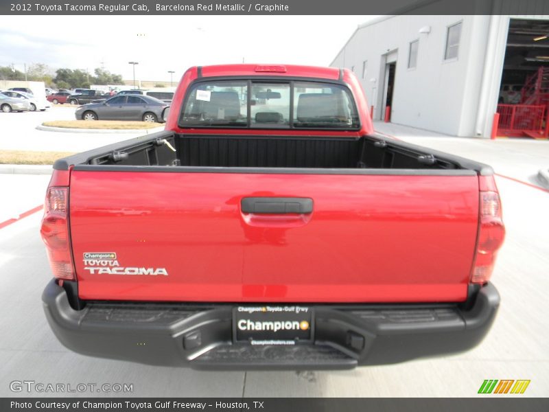 Barcelona Red Metallic / Graphite 2012 Toyota Tacoma Regular Cab