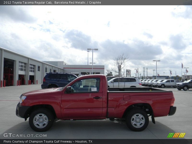 Barcelona Red Metallic / Graphite 2012 Toyota Tacoma Regular Cab
