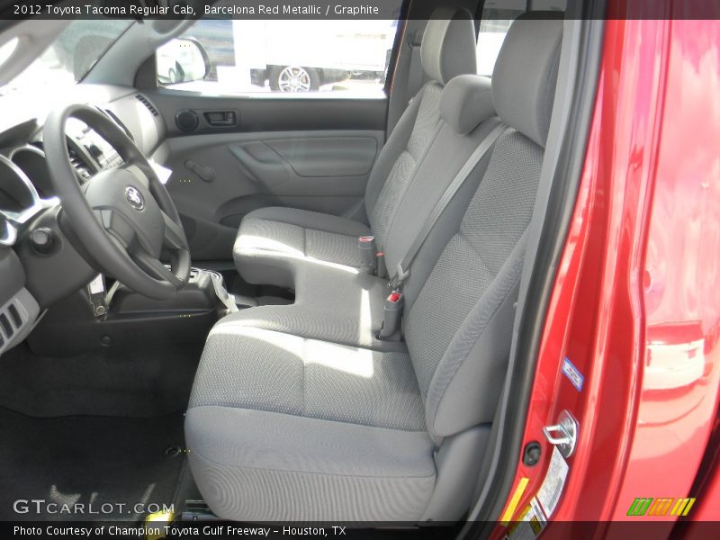 Front Seat of 2012 Tacoma Regular Cab
