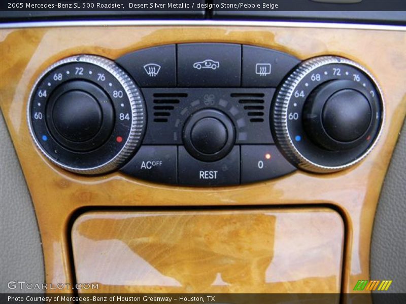 Desert Silver Metallic / designo Stone/Pebble Beige 2005 Mercedes-Benz SL 500 Roadster