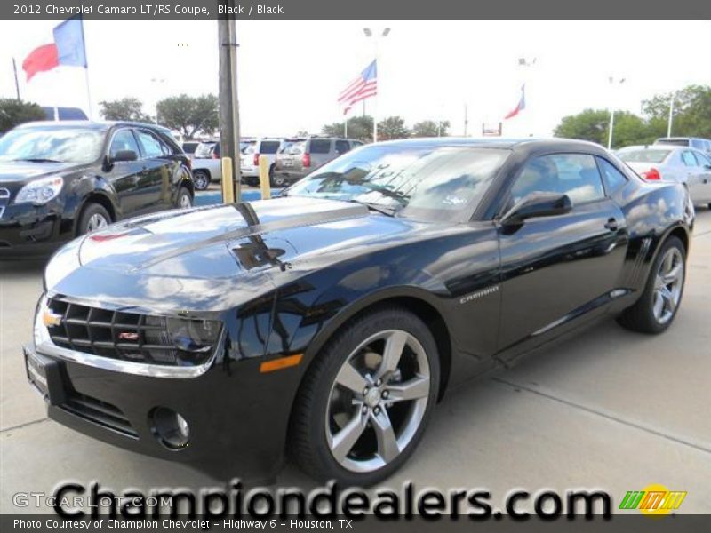 Black / Black 2012 Chevrolet Camaro LT/RS Coupe