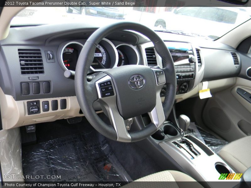  2012 Tacoma Prerunner Double Cab Sand Beige Interior