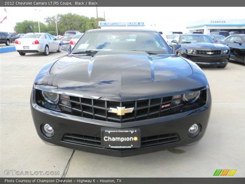 Black / Black 2012 Chevrolet Camaro LT/RS Coupe