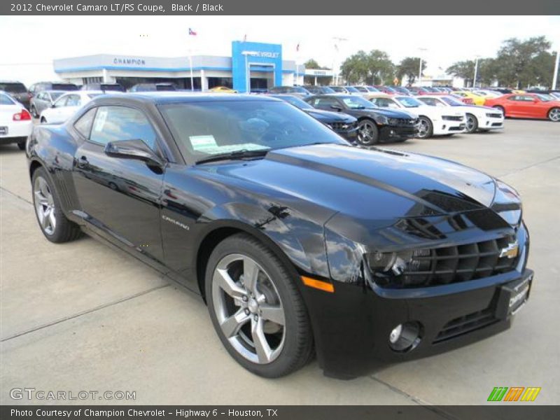 Black / Black 2012 Chevrolet Camaro LT/RS Coupe